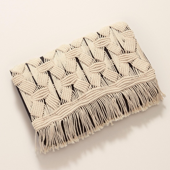 :: Stella & Dot Playa Macramé Clutch - Retired Beauty - Picture 2 of 8